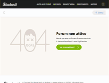 Tablet Screenshot of forum.studenti.it