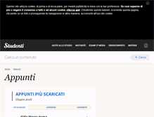 Tablet Screenshot of doc.studenti.it